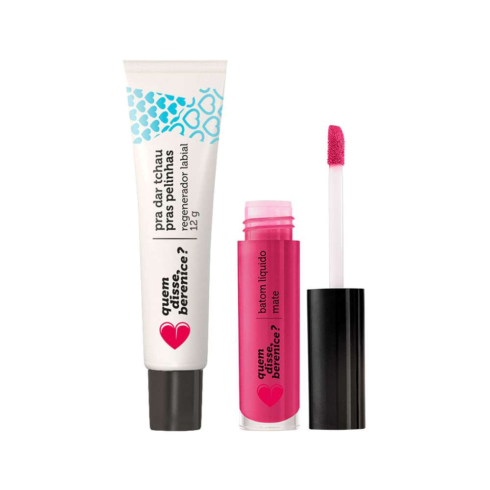 Kit Tchau Pelinhas + Batom Líquido Mate Rosadili