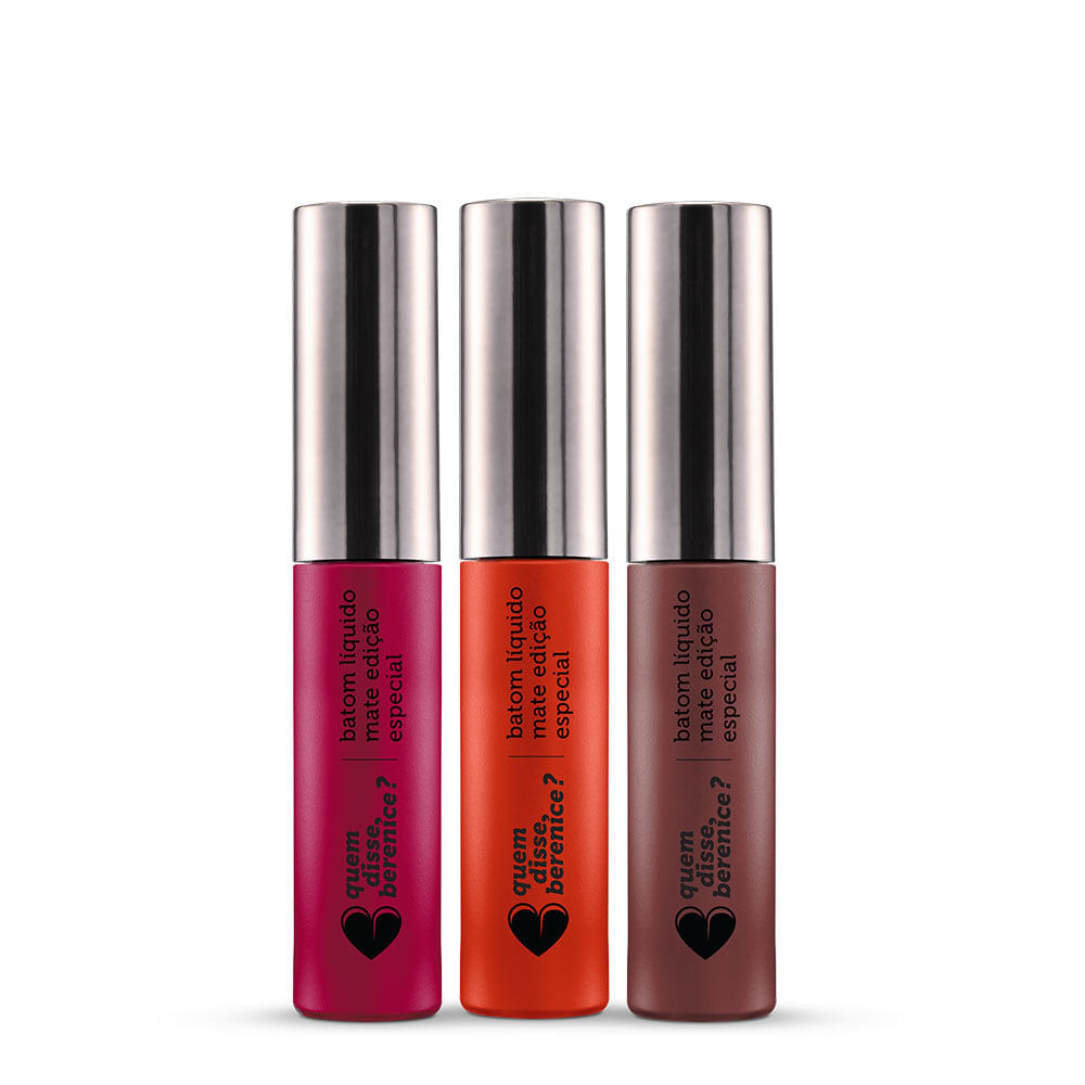 Kit Batom Líquido Mate Edição Especial - 3 cores