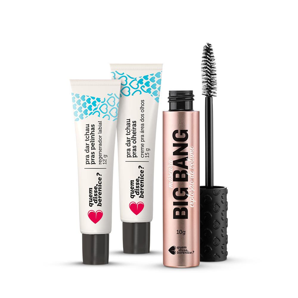 Kit Máscara Big Bang + Tchau Olheiras + Tchau Pelinhas