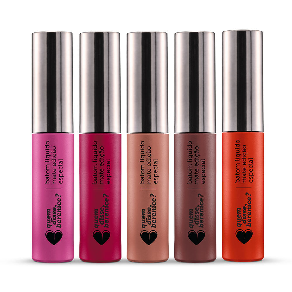 Kit Batom Líquido Mate Edição Especial - 5 cores